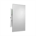 Zenith Products Zenith Products MM1027 16 in. Frameless Mirrored Swing Door Medicine Cabinet MM1027